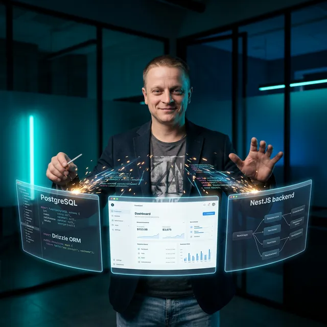 Обложка статьи: Смерть долгостроя: Как AI стал моей командой разработки