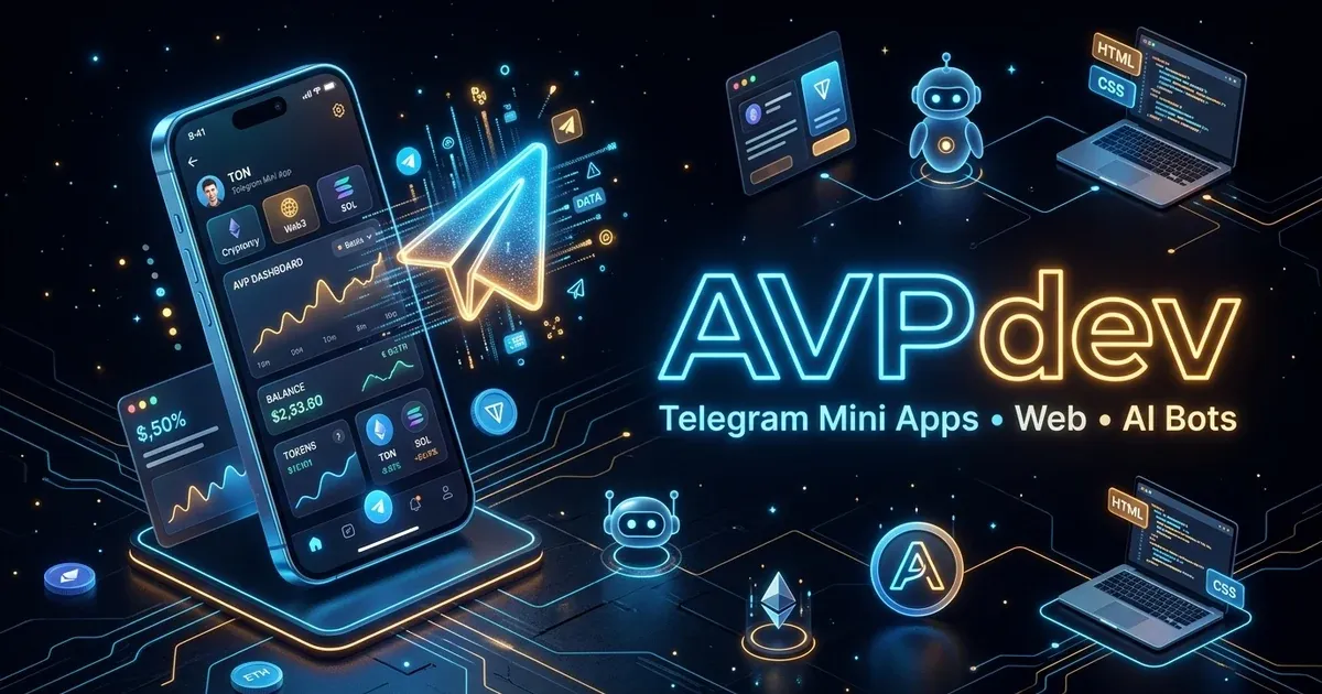 Обложка статьи: Telegram Mini Apps для бизнеса: стоимость, сроки и архитектура