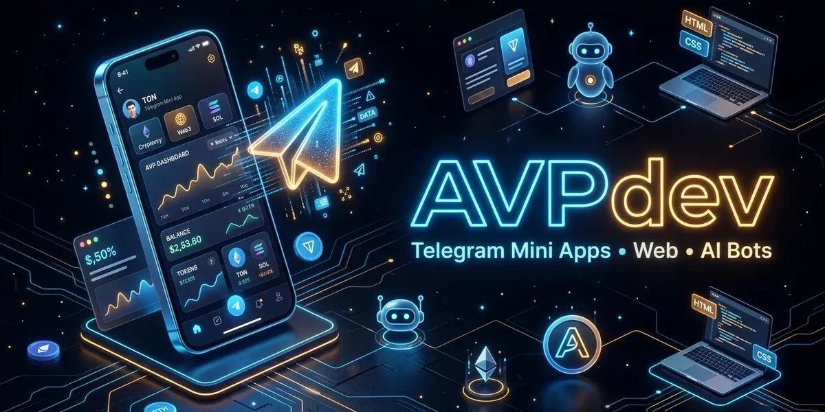 Обложка статьи: Telegram Mini Apps для бизнеса: стоимость, сроки и архитектура