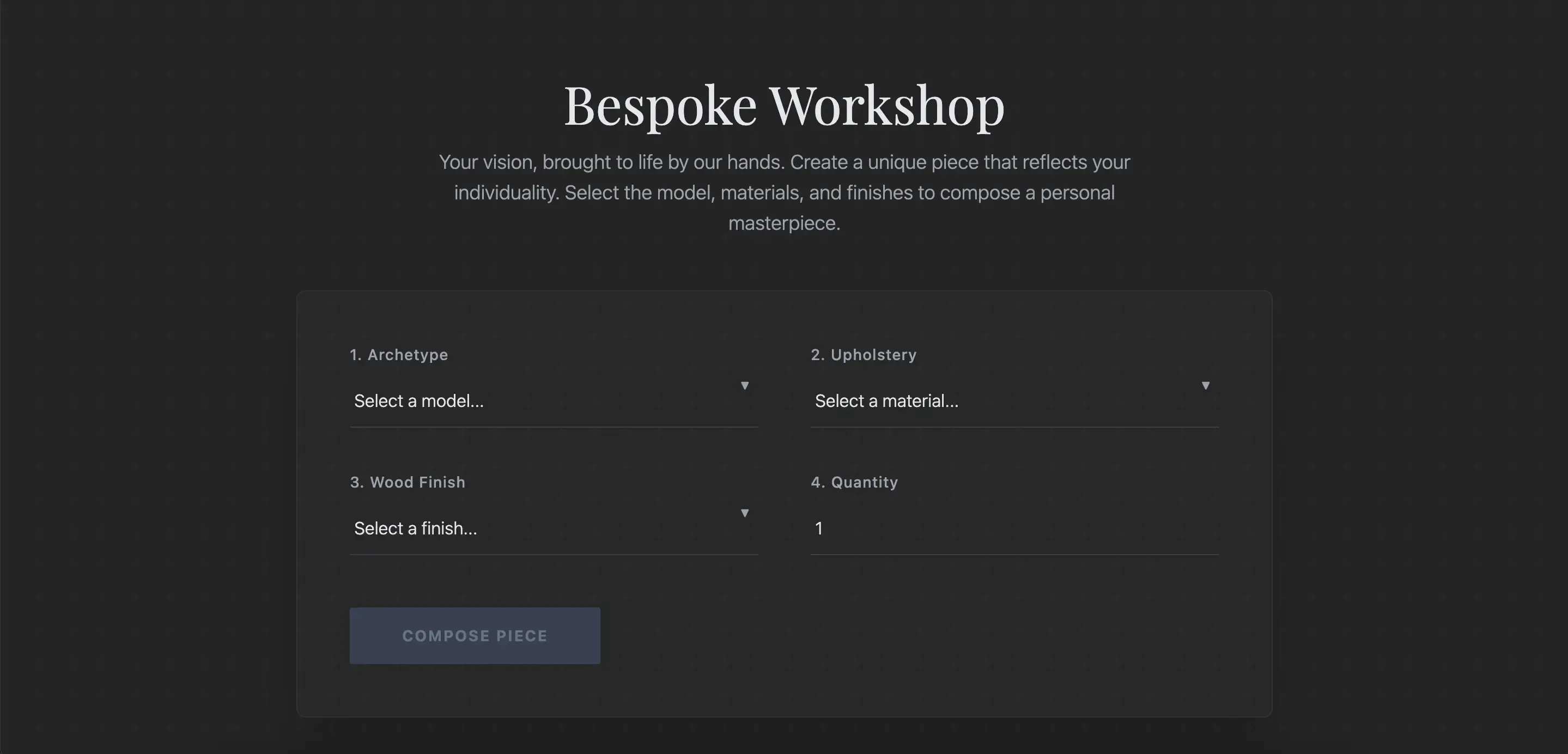Услуги: Презентация кастомного производства